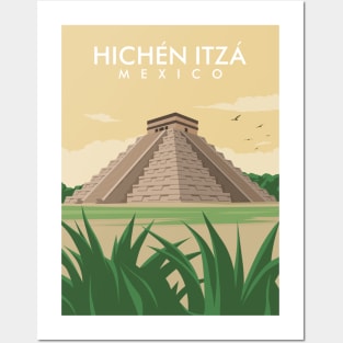 Chichén Itzá chichen itza mexico sunset Posters and Art
